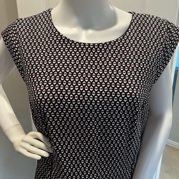 J.Crew Cap Sleeve Matelassé Dress SZ 16 - Picture 2 of 9